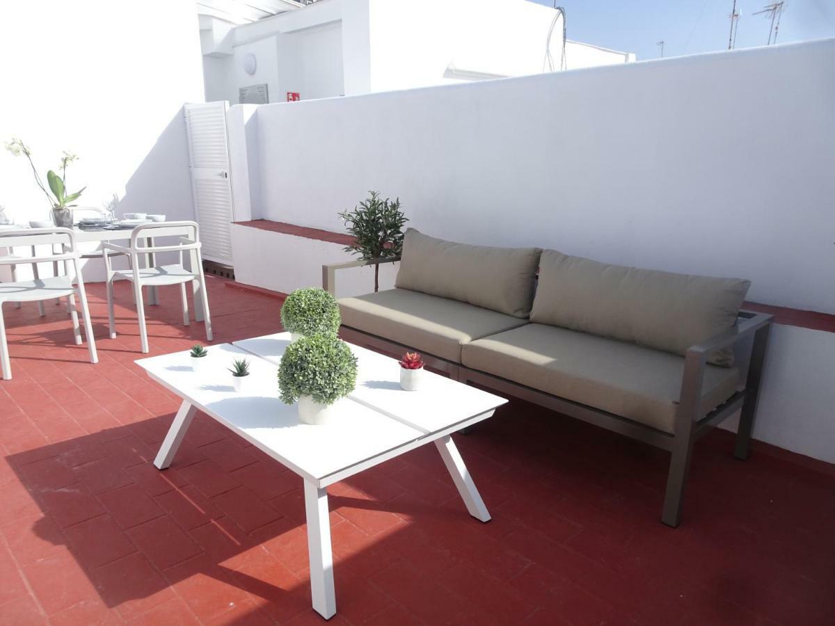 Atico Terraza Cadiz Centro Ascensor Playa De La Caleta Lejlighed Eksteriør billede