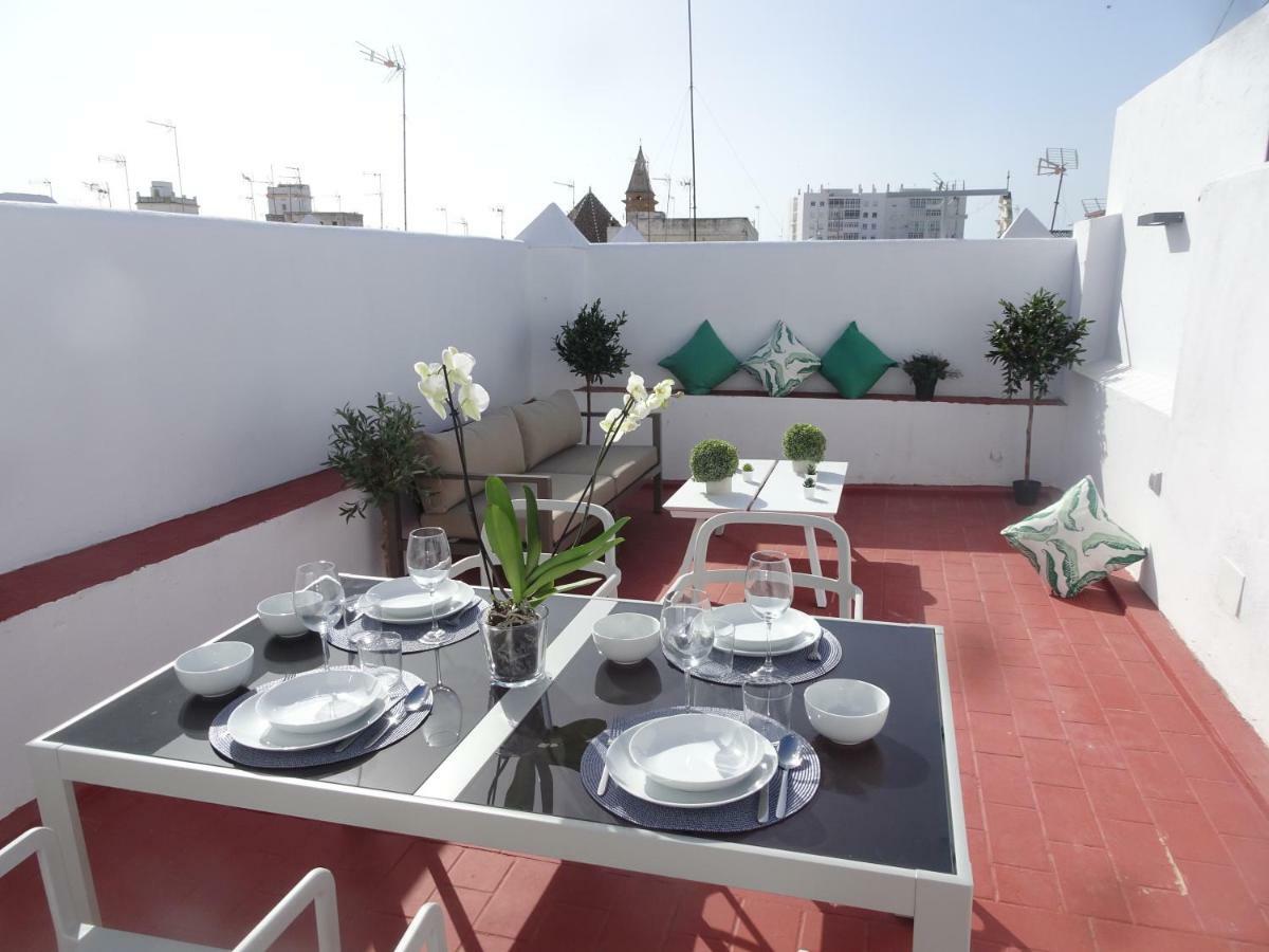 Atico Terraza Cadiz Centro Ascensor Playa De La Caleta Lejlighed Eksteriør billede